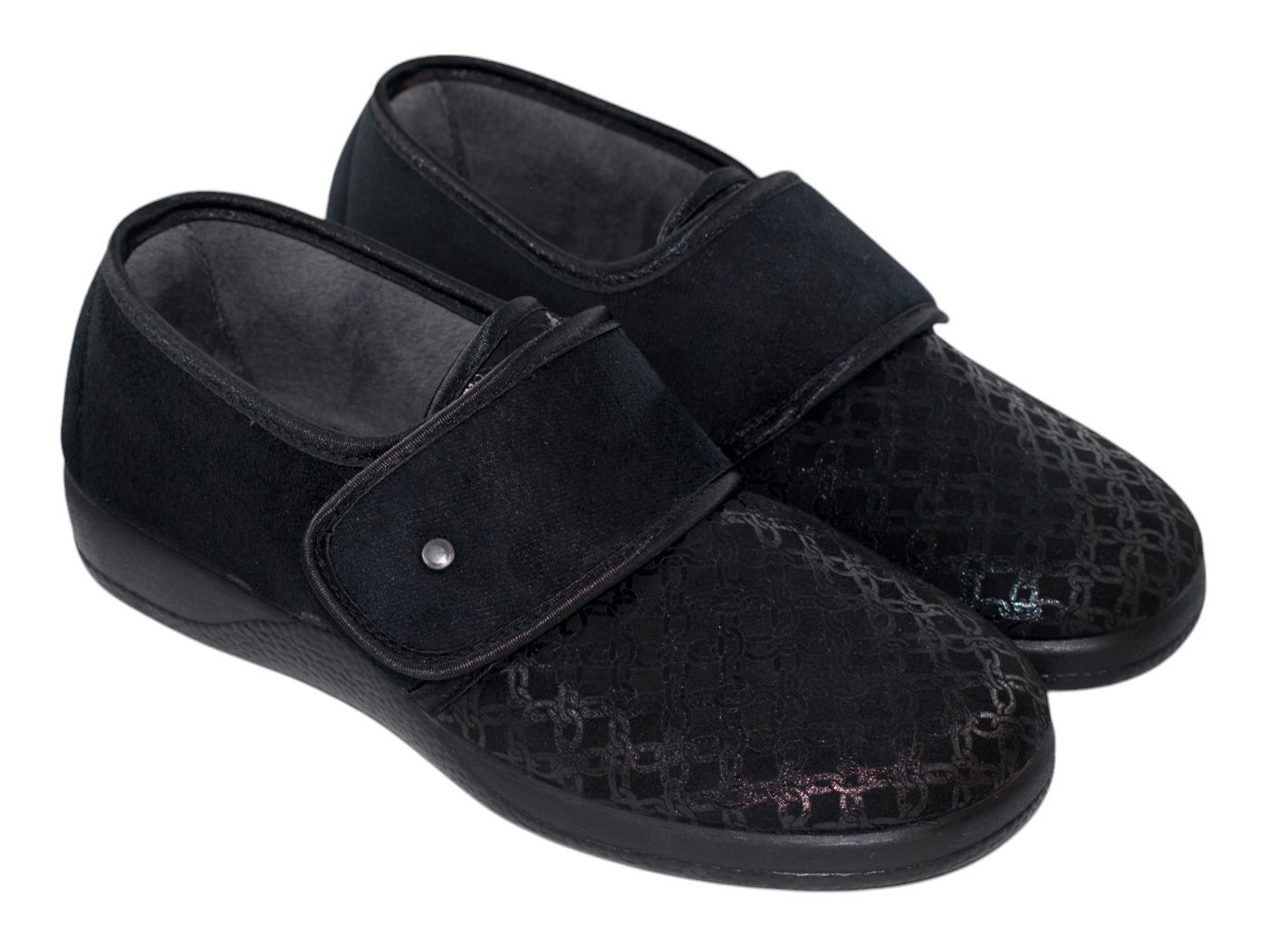 ZAPATILLAS DEVALVERDE VELCRO 1109 NEGRO