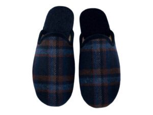 ZAPATILLAS CASA CUADRO MARINO