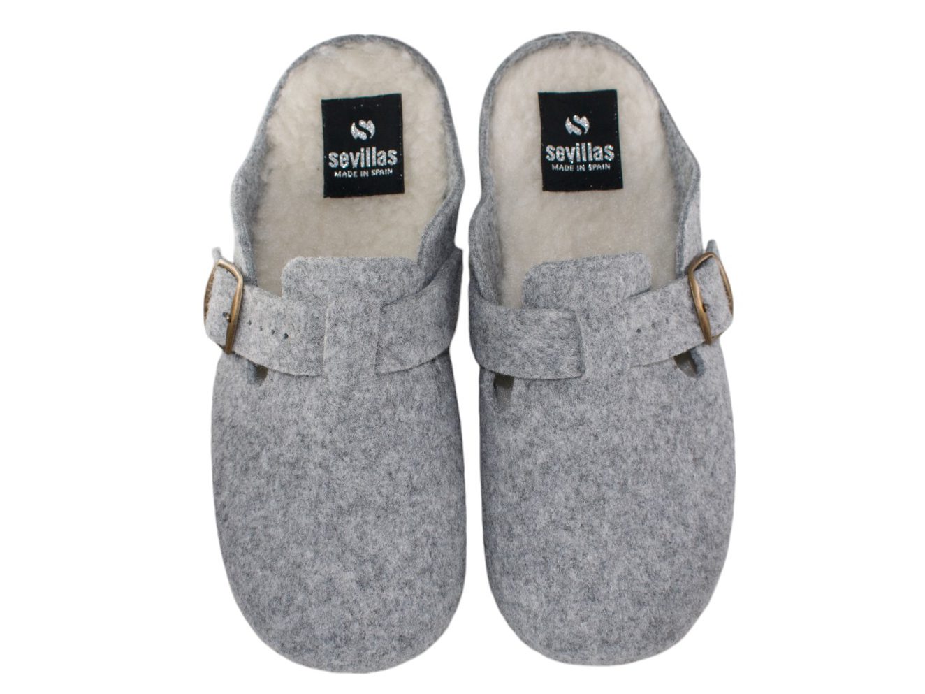 ZAPATILLAS CASA HEBILLA SEVILLAS 21416 GRIS