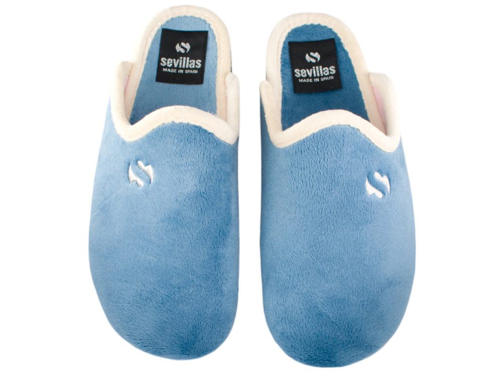 ZAPATILLAS CASA MUJER SEVILLAS X5SE CELESTE