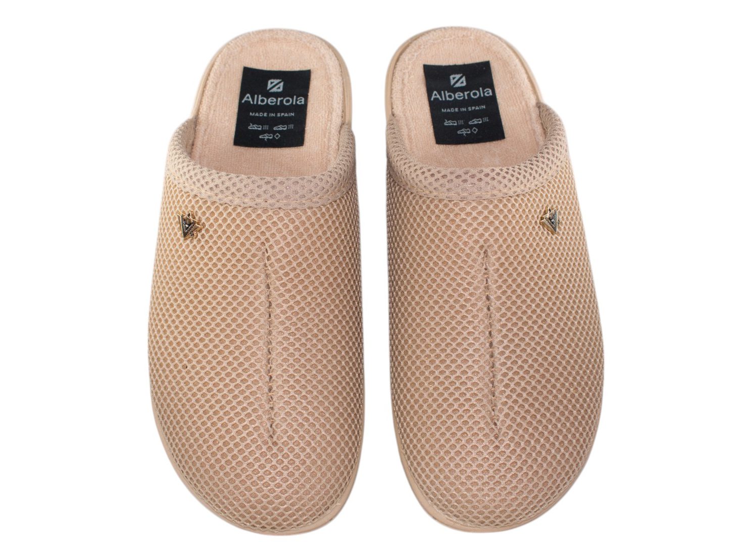 ZAPATILLAS ZUECO REJILLA ALBEROLA 6220 BEIG