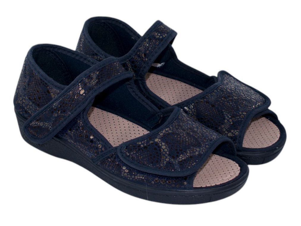 SANDALIAS DOS VELCROS SEVILLAS 627085 MARINO