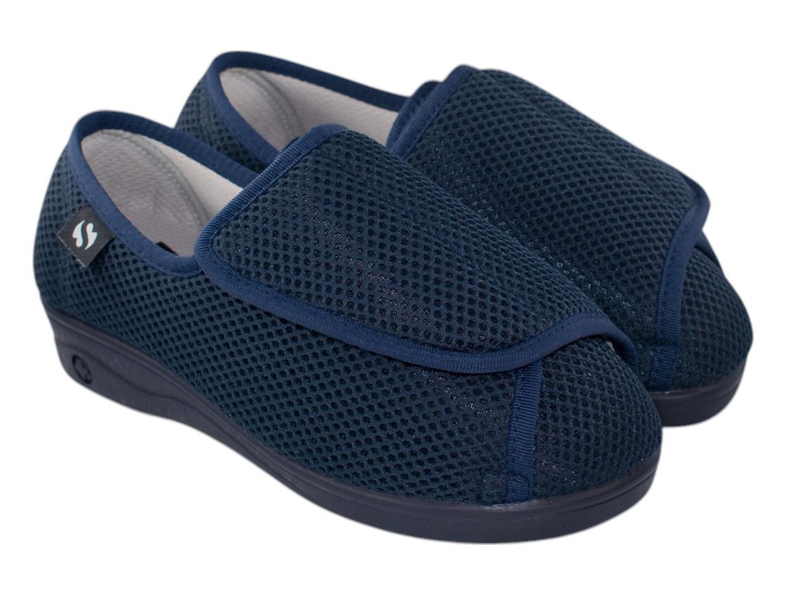 ZAPATILLAS ANCHO ESPECIAL SEVILLAS PATRICIA REJILLA MARINO