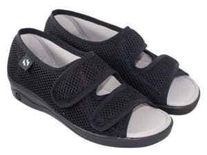 SANDALIAS ANCHO ESPECIAL SEVILLAS SONIA REJILLA NEGRO
