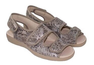 SANDALIAS CONFORT DEVALVERDE TRES VELCROS 1170 BEIG