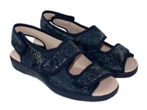 SANDALIAS CONFORT DEVALVERDE TRES VELCROS 1170 MARINO