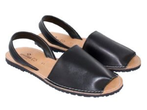 MENORQUINAS PIEL SEVILLAS 778 NEGRO