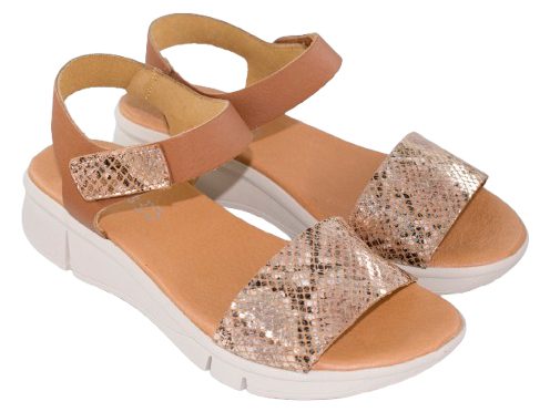 SANDALIAS PIEL SEVILLAS 381 CUERO