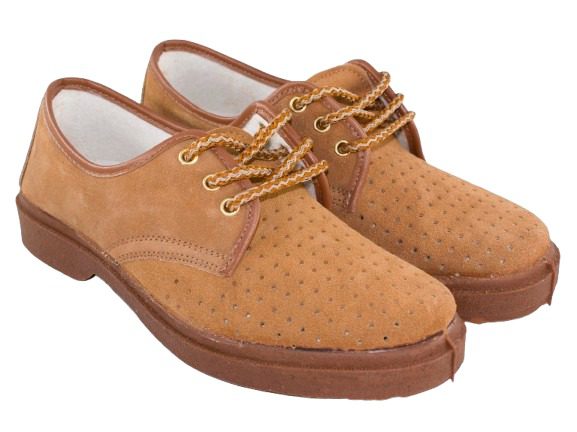 ZAPATOS TRABAJO VALLERA SERRAJE PICADO 307 ARENA