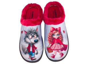 ZAPATILLAS CASA PLUMAFLEX ROAL 12213 CAPERUCITA ROJA