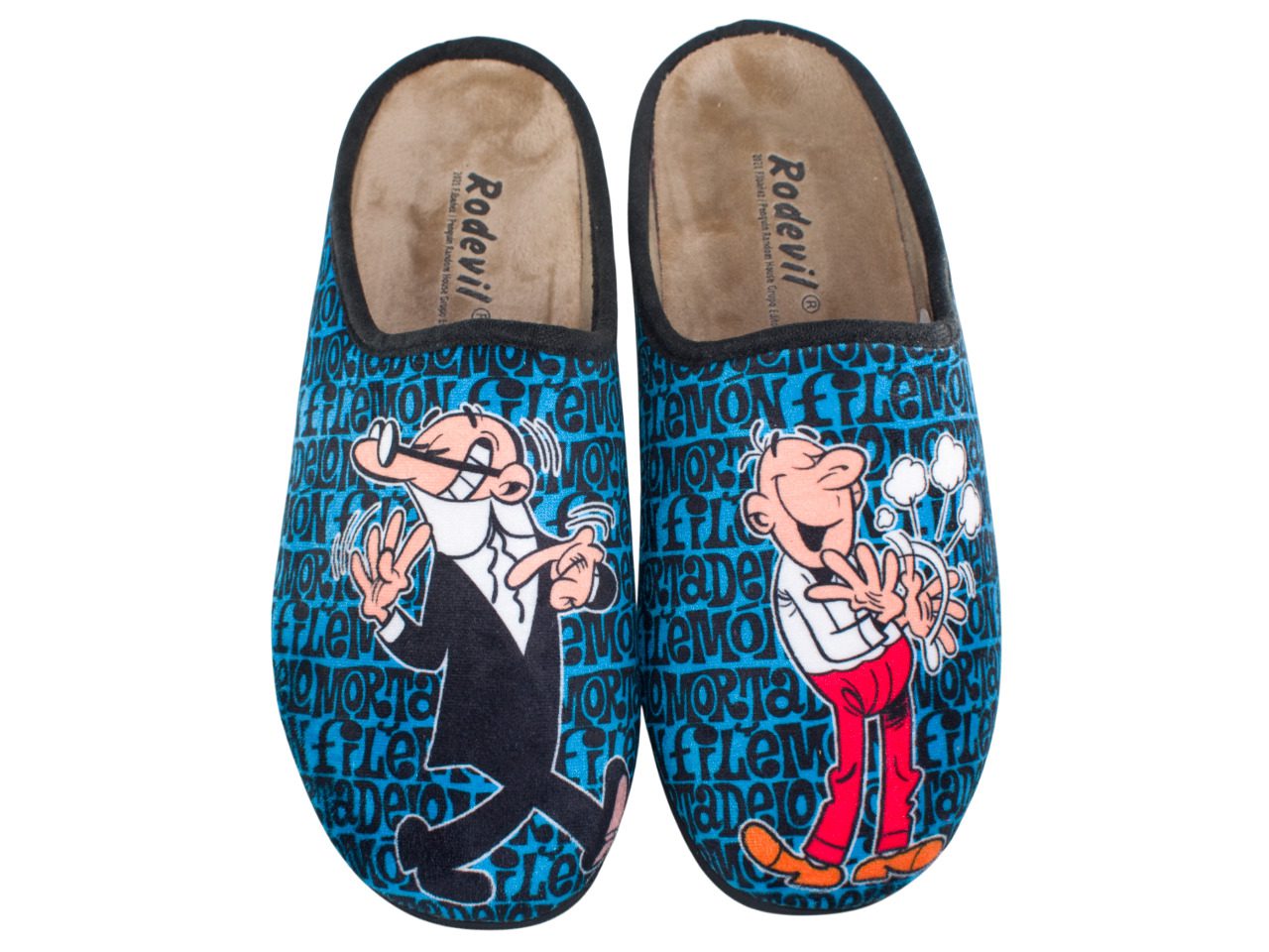 ZAPATILLAS CASA MORTADELO Y FILEMON RODEVIL 539