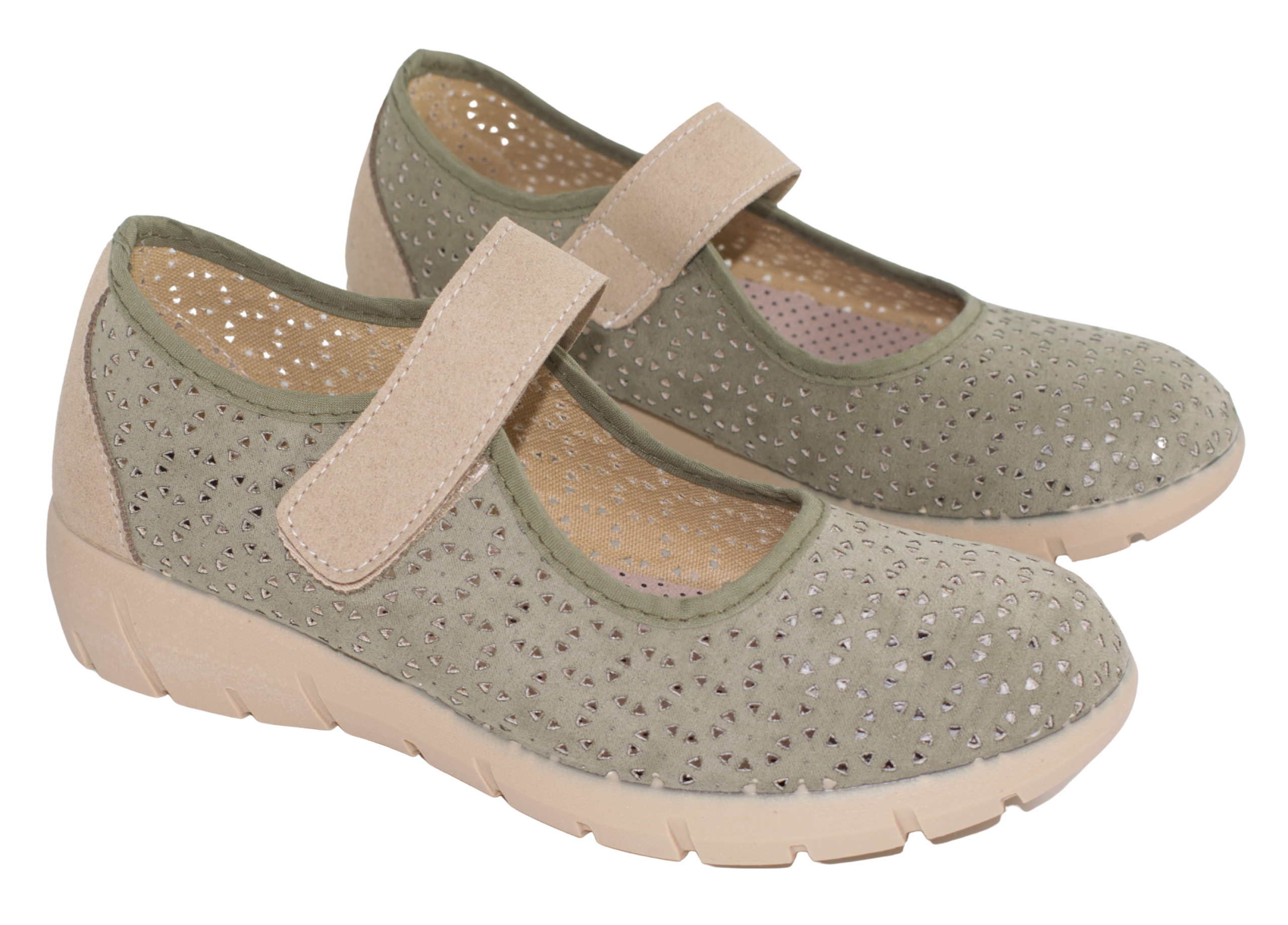 ZAPATILLAS MERCEDITAS SEVILLAS 218416X KAKI